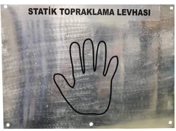 Statik Bakır Üzeri Kalay Kaplı Topraklama Levhası - 0