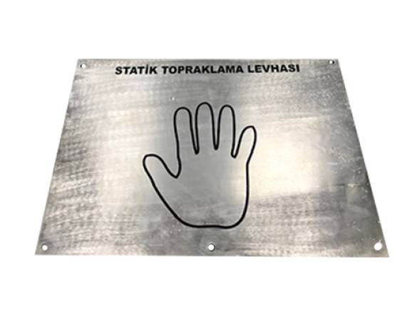 Statik Bakır Üzeri Kalay Kaplı Topraklama Levhası - 1