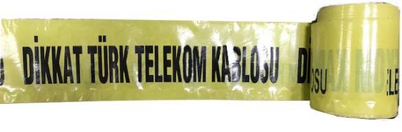 Türk Telekom Kablosu İkaz Şeridi (Yaklaşık 500M) - 0